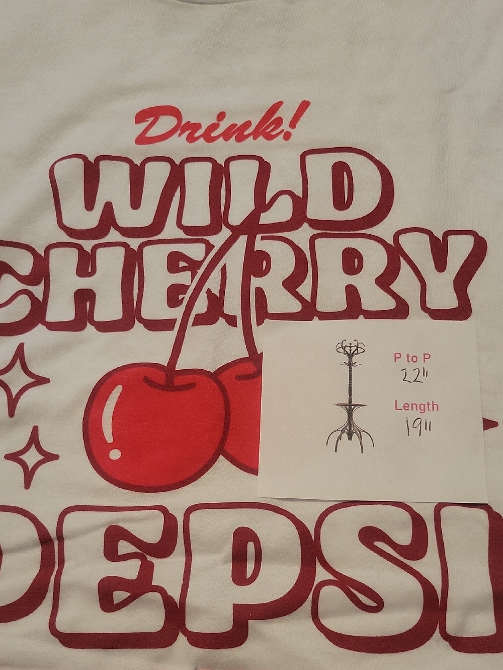🍒Wild Cherry Pepsi Crop Top🍒 - Picture 4 of 5